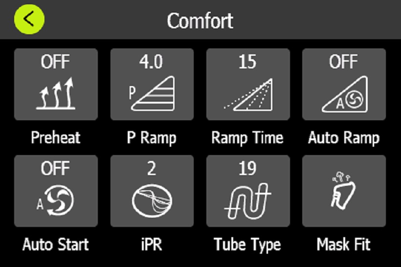 CPAP MACHINE ramp