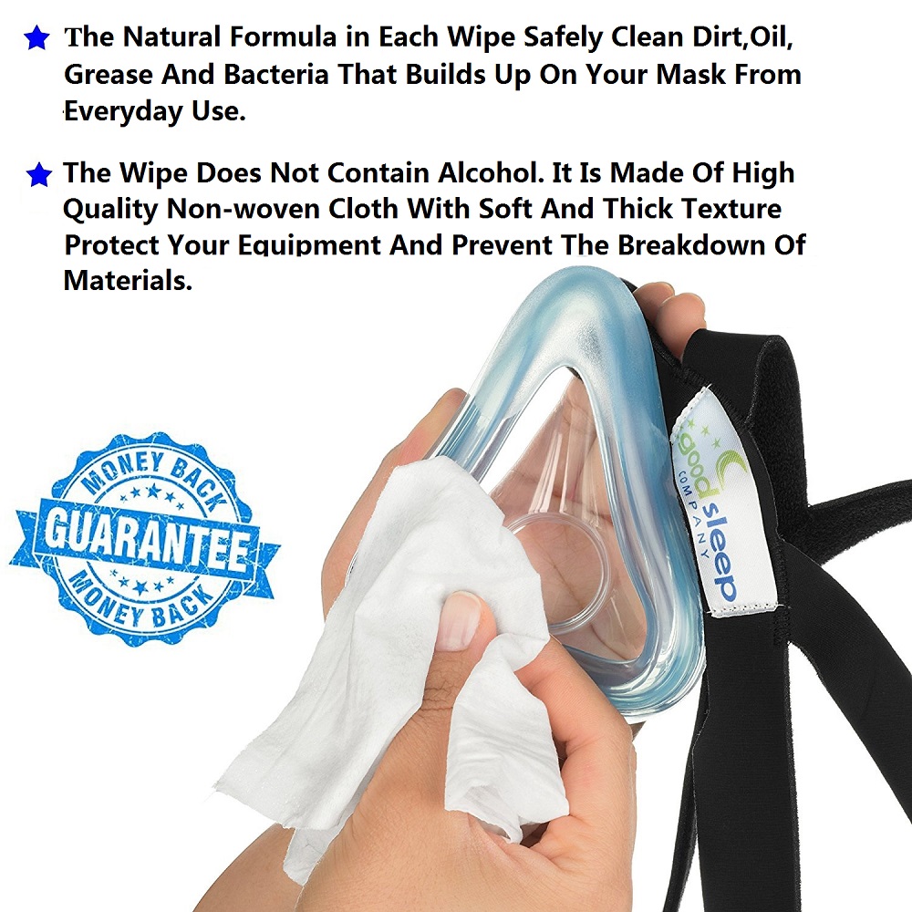 CPAP Mask Wipes Travel Wipe- CPAP Disinfector For Cleaning Mask Wipes